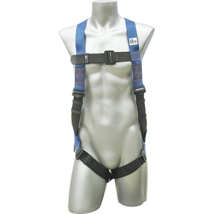 1 Point Full Body Harness with Adjustable Shoulder & Thigh Straps