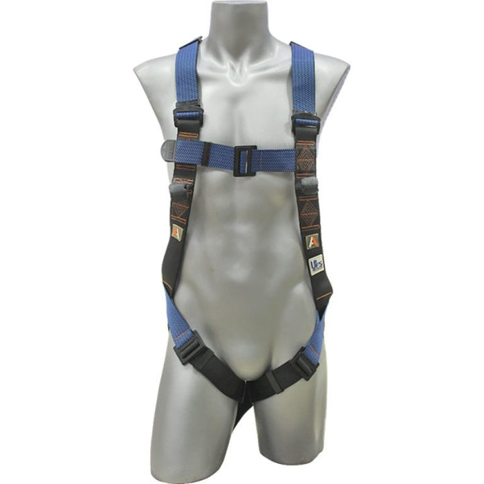 2 Point Full Body Harness with Adjustable Shoulder & Thigh Straps