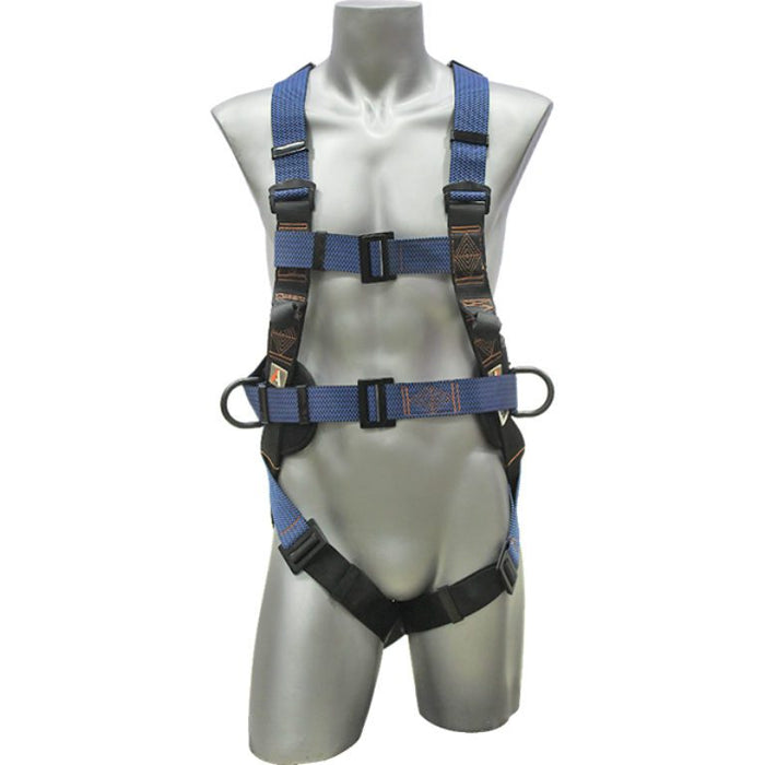 3 Point Full Body Harness with Adjustable Shoulder & Thigh Straps plus Textile Loops