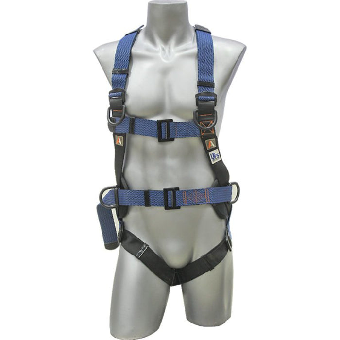 3 Point Full Body Harness with Adjustable Shoulder & Thigh Straps plus D Rings